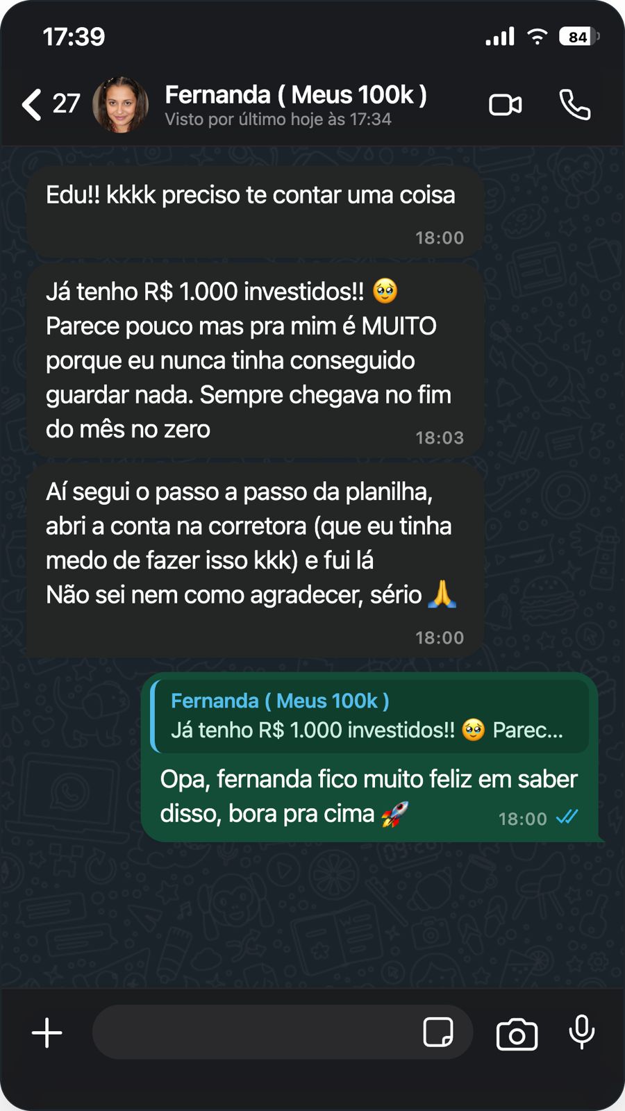 Aluno resultado 3